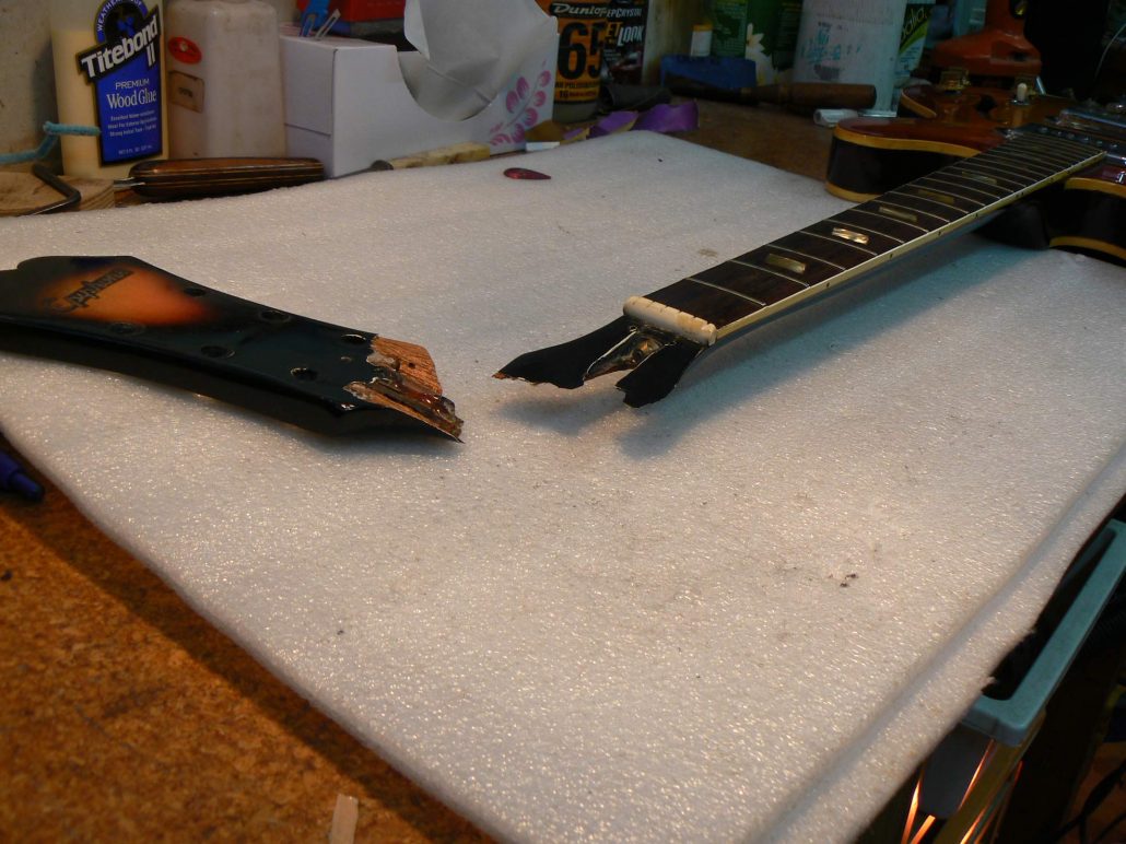 1965 Epiphone Casino Headstock Rebuild – Mallia Lutherie